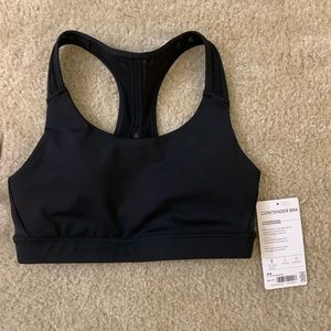 NWT Athleta XS (A-C) black Contender bra